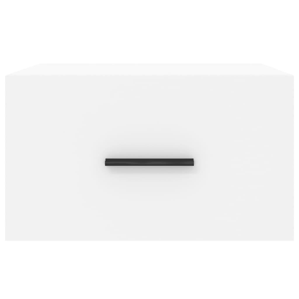 Wall-mounted Bedside Cabinet White 35x35x20 cm